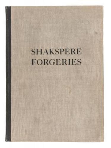 Shakspere Forgeries in the Revels Accounts