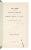 Oration on the Life and Character of Gilbert Motier de Lafayette... - With presentation from J.Q. Adams to Edward Everett