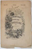 &ldquo;Novel Reading,&rdquo; [in] The Christian Parlor Magazine. No. 2, June, Vol. II.