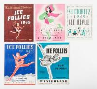 Four programs for the Ice Follies held at Winterland in San Francisco