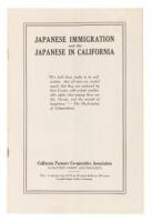 Defense of "Japanese Immigration and the Japanese in California"