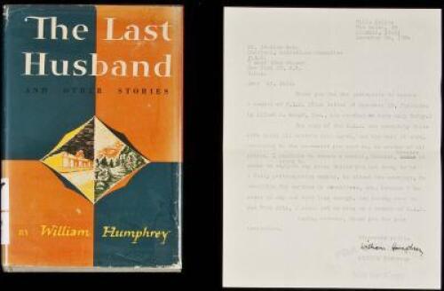 The Last Husband and Other Stories - with a 1-page typed letter signed from the author