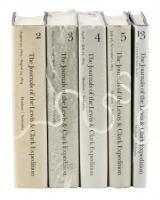 Five volumes from The Journals of the Lewis & Clark Expedition