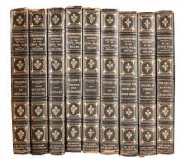 Nine volumes from The Photographic History of the Civil War