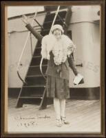 Photograph of Charmian London, signed