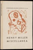 Henry Miller Miscellanea