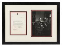 Typed signed letter from Carl Haverlin to Igor Stravinsky, with Stravinsky's holograph notes and signature