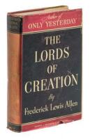 The Lords of Creation