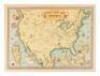 Booklovers Map of America: A Chart of Certain Landmarks of Literary Geography