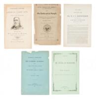 Trade & Tariffs - Approx. 130 booklets, pamphlets and speeches on tariffs, free trade, and related subjects in the mid and late 19th century