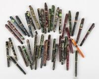 Lot of 40 Celluloid Fountain Pens