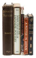 Five volumes on Japanese pottery and ceramics.