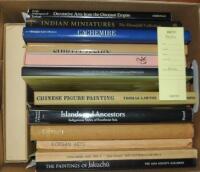 Shelf lot of Asian art books