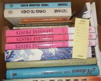 Shelf lot of Asian art books