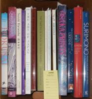 Shelf lot of Asian art books