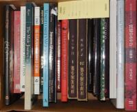 Shelf lot of Asian art books