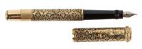 No. 1 Large 18K Rolled Gold "Semiramis" Filigree Safety Fountain Pen