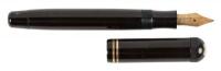 No. 40 Black Push-Knob Filler Fountain Pen, "Stoffhaas" Imprint, Rare