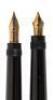 No. 4 Black Hard Rubber Safety Fountain Pens: Lot of Two - 2