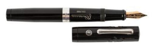 Baracca Black Hard Rubber "Horse and Griffin" Limited Edition Fountain Pen