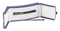 S&eacute;r&eacute;nit&eacute; Black Lacquer and Sterling Silver Rollerball Pen