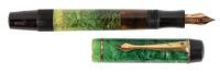 No. 333½ Light Green Celluloid Piston-Filer Fountain Pen