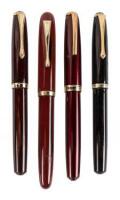 Lot of Four Urushi Fountain Pens