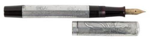 Rare Emperor Shōwa Hirohito Aluminum Coronation Fountain Pen