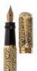 No. 42 18K Rolled Gold Filigree Safety Fountain Pen, Near Perfect - 2