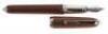 Transatlantique Engraved Kotibe Wood Platinum-Plated Limited Edition Fountain Pen - 2