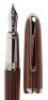 Transatlantique Engraved Kotibe Wood Platinum-Plated Limited Edition Fountain Pen - 3