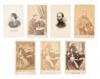 Seven Civil War era cartes-de-visite