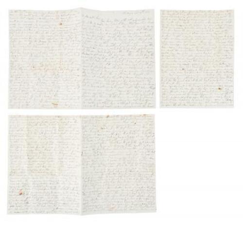 Letter from a survivor of the Great Chicago Fire of 1871, to his sister, describing his experiences in great detail