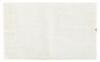 Autograph Letter, Signed, from H.M. Brackenridge to Richard S. Coxe]. - 2