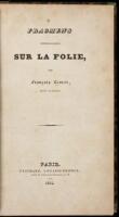 Three early French works on Mental Illness