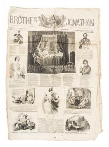 Brother Jonathan, For the Christmas Holiday of 1846. Issued semi-annually, on Christmas & Fourth of July. Season of Presents&mdash;New York, January 1, 1846.