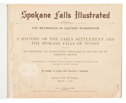 Spokane Falls Illustrated: The Metropolis of Eastern Washington