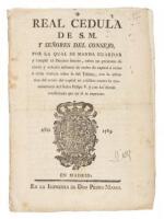 Real Cedula de S.M. y Senores del Consejo, por la Qual se Manda Guarder y Cumplir el Decreto Inserto...Sobre la del Tabaco