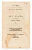 Oration, In Honor of the Election of President Jefferson, and the Peaceable Acquisition of Louisiana, Delivered at the National Festival, in Hartford, on the 11th of May, 1804