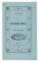 Carta del General Jose Maria Tornel a sus Amigos, Sobre un Articulo Inserto en el Cosmopolita del Dia 17 de Agosto del Presente A&ntilde;o