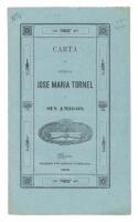 Carta del General Jose Maria Tornel a sus Amigos, Sobre un Articulo Inserto en el Cosmopolita del Dia 17 de Agosto del Presente Año