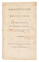 Dissertation on First-Principles of Government