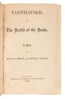 Tannhauser; or, The Battle of the Bards. A Poem