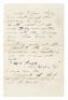 Virginia Black man shoots white Doctor, Reconstruction era: Letter - 2