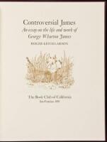 Controversial James: An Essay on the Life and Work of George Wharton James