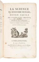 La Science Du Bonhomme Richard, Ou Moyen Facile De Payer Les Impôts.