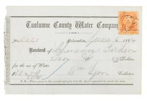 Chinese in California Gold Rush country during the Civil War: Document