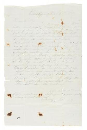New York Irish Democrat vs. &lsquo;Wide Awake&rsquo; Lincoln Republican leads to murder: Letter