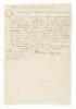 New Jersey slave set free, Document of Manumission - 2