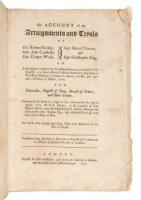 An Account of the Arraignments and Tryals of Col. Richard Kirkby, Capt. John Constable...For Cowardice, Neglect of Duty, Breach of Orders, and Other Crimes, Committed by Them in a Fight at Sea, Commenced the 19th of August, 1702